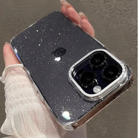 「V602」iphone クリア ケース おしゃれ iphone15/14 ケース キラキラ ラメ