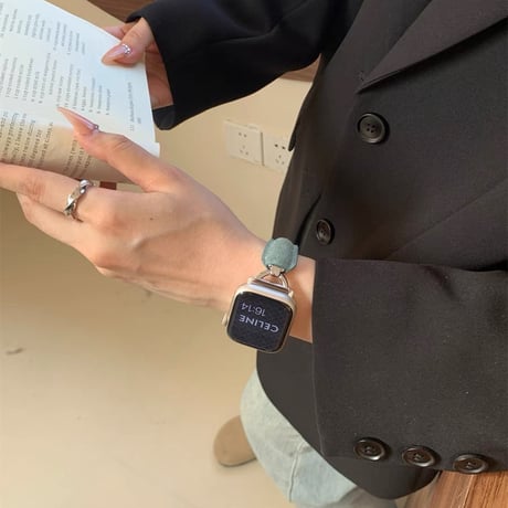 「V590」アップル ウォッチ バンド デニム apple watch バンド 可愛い ブレスレット