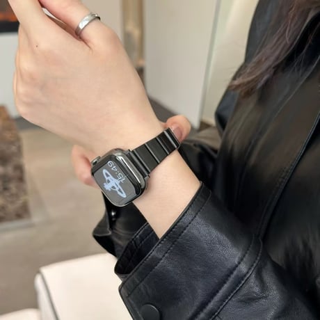 「V695」アップル ウォッチ バンド 42mm 46mm apple watch ステンレス バンド 女性 おしゃれ