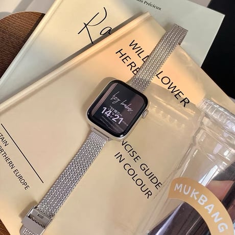 「V633」アップル ウォッチ バンド 女性 おしゃれ apple watchバンド 細め