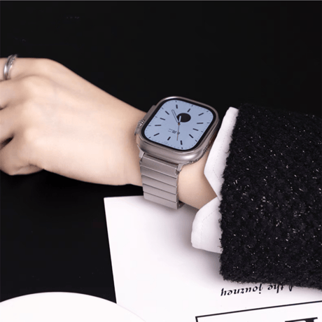 「V691」アップル ウォッチ バンド 高級 apple watch チタン バンド おすすめ 男女兼用