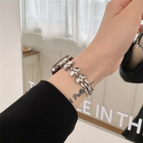 「V423」アップル ウォッチ キラキラ バンド ブレスレット apple watchバンド 女性 人気