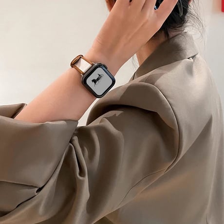 「V558」アップル ウォッチ バンド おしゃれ 女性 apple watch 革 バンド 高級