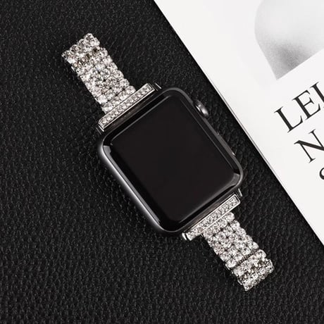 「V058」キラキラ アップルウォッチ バンド ジュエリー apple watchバンド カバー セット