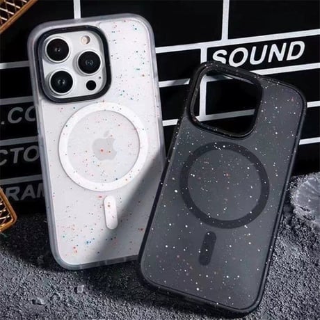 「V492」magsafe対応ケース iphone15 おしゃれ iphoneケース マット 指紋防止