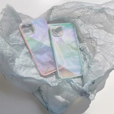 「V071」iphone14 クリア ケース オーロラ iphone13/12 series ケース おしゃれ