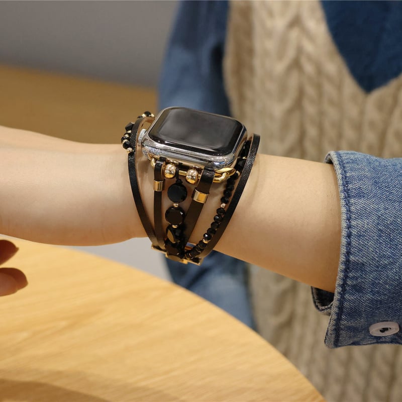 V247」キラキラカバー付き apple watch ブレスレット 重ね付け V247」キラキラカバー付き apple watch ブレスレット 重ね付け