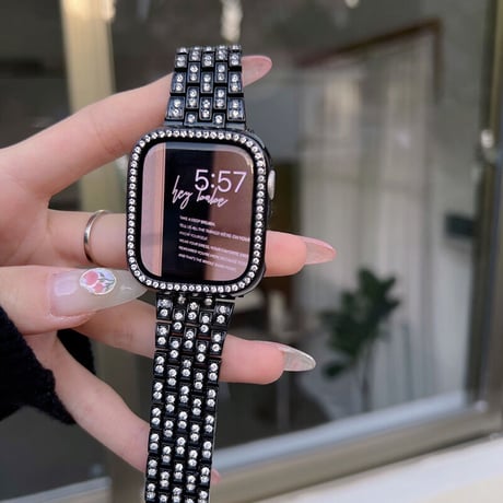 「V053」apple watch バンド キラキラ アップル ウォッチ 7 バンド 女性 38mm 40mm 49mm