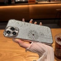 「V342」タンポポ iphone ケース キラキラ シート付き iphone ケース クリア おしゃれ
