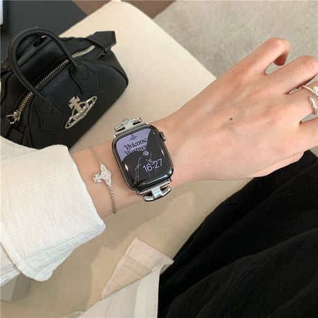 「V518」アップル ウォッチ バンド 高級 apple watch レザー バンド 女性 スマート ウォッチ ベルト おしゃれ
