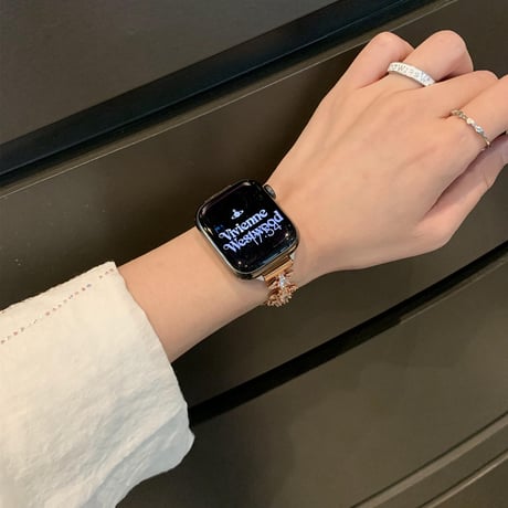 「V668」アップルウォッチバンド キラキラ 女性 apple watch バンド かわいい