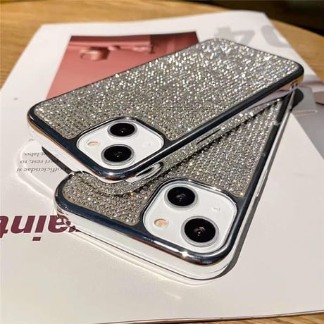 「V125」iphone14pro/14promax ケース キラキラ ストーン iphone13ケース 派手 かわいい