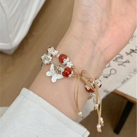 「V635」apple watchバンド 可愛い 女性 アップル ウォッチ バンド 蝶々 ビーズ