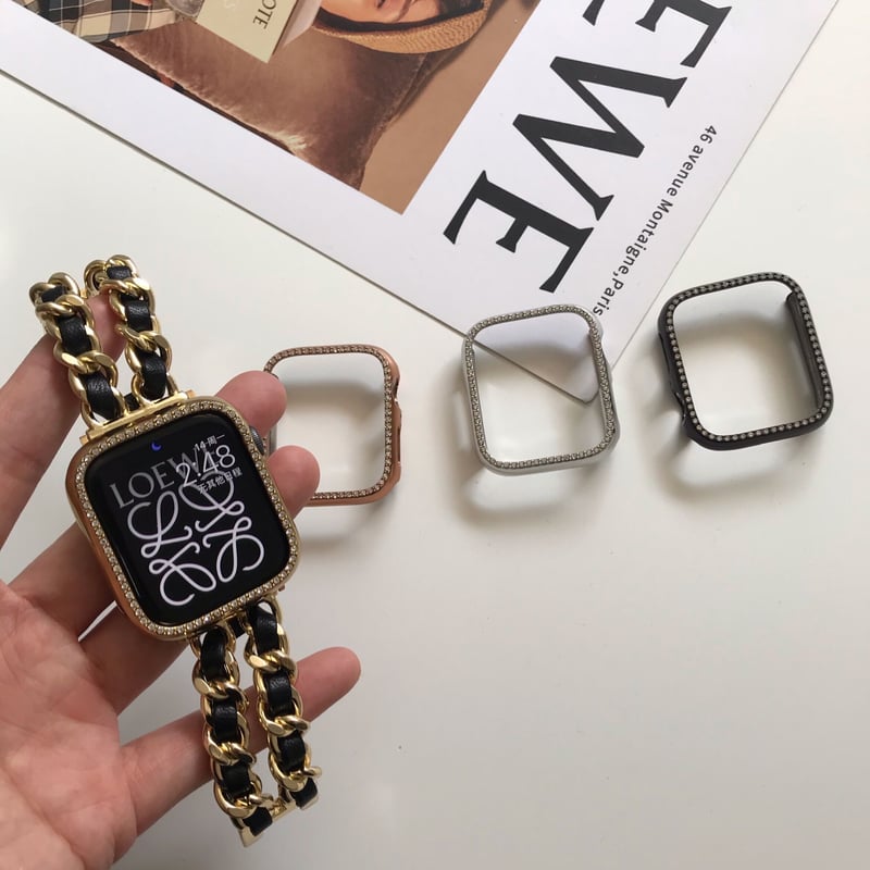Sel★AppleWatchセラミックバンドアップルウォッチキラキラカバーケース 楽天市場】【1.2.3ポイント10倍】アップルウォッチカバー ケース