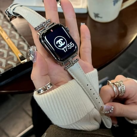 「V693」apple watch レザー バンド 42mm 46mm アップル ウォッチ バンド 人気 女性
