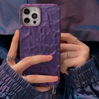 「V143」iphone14proケース シワ 韓国 人気 iphone14/13 ソフトケース 軽量 オシャレ