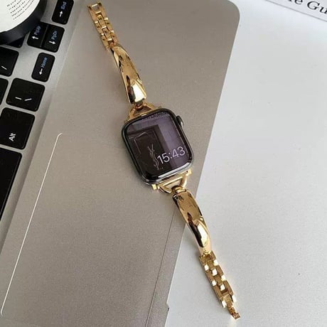 「V421」アップル ウォッチ バンド おしゃれ 女性 apple watch ステンレスバンド ブレスレット