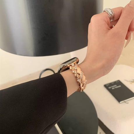 「V713」apple watch バンド おしゃれ 女性 キラキラ アップル ウォッチ ブレスレット
