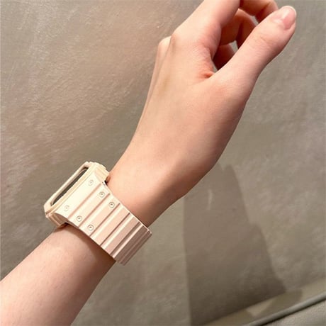 「V441」アップル ウォッチ ケース バンド 一 体型 apple watch スポーツ バンド おしゃれ