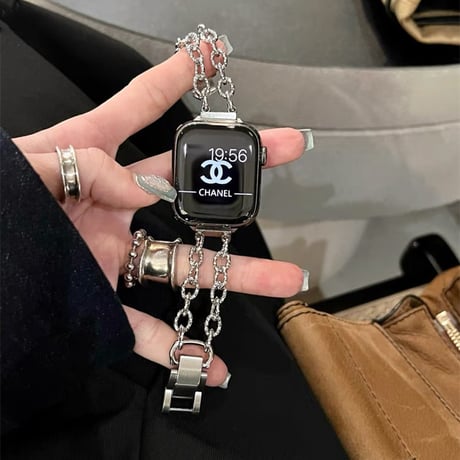 「V606」アップル ウォッチ バンド チェーン apple watch バンド おしゃれ 女性