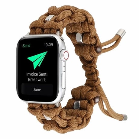 「V528」アップル ウォッチ バンド 編み込み apple watch ナイロン バンド おすすめ 男女兼用