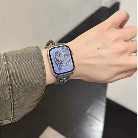「V612」アップル ウォッチ バンド デニム apple watch バンド おしゃれ