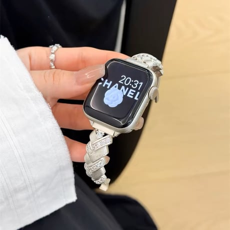 「V713」apple watch バンド おしゃれ 女性 キラキラ アップル ウォッチ ブレスレット