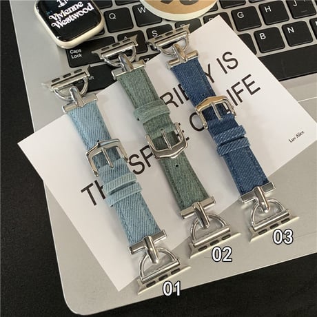 「V462」apple watchバンド おしゃれ メンズ 女性 アップル ウォッチ バンド デニム
