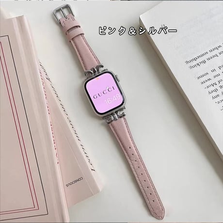 「V450」アップル ウォッチ バンド 女性 おしゃれ apple watch レザー バンド 高級