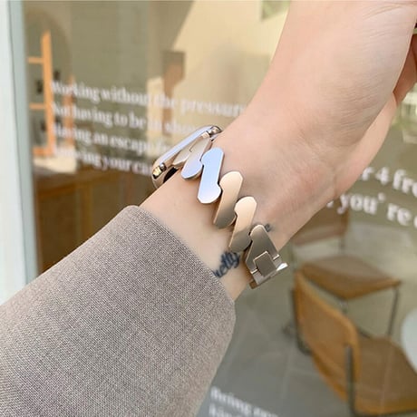 「V259」ステンレス apple watchバンド スターライト ブレスレット アップル ウォッチ チェーン バンド