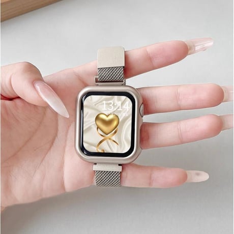 「V645」apple watch カバー おすすめ クリア スターライト アップル ウォッチ ケース フレームだけ
