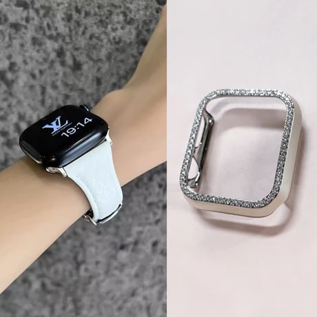 「V690」d バックル アップル ウォッチ バンド 女性 おしゃれ apple watch レザー バンド 「保護カバー付き」