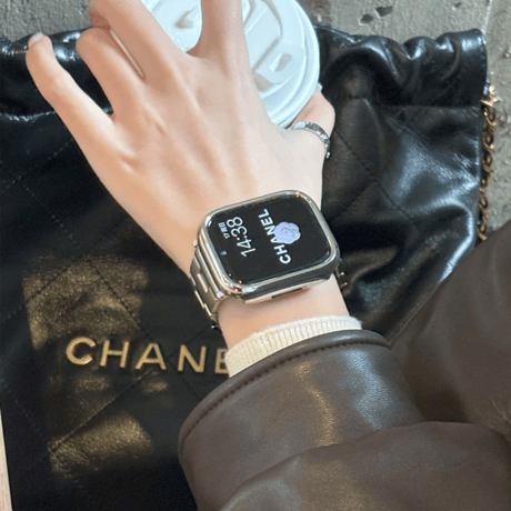 「V648」アップル ウォッチ バンド 女性 人気 apple watchバンド+カバー 2点セット