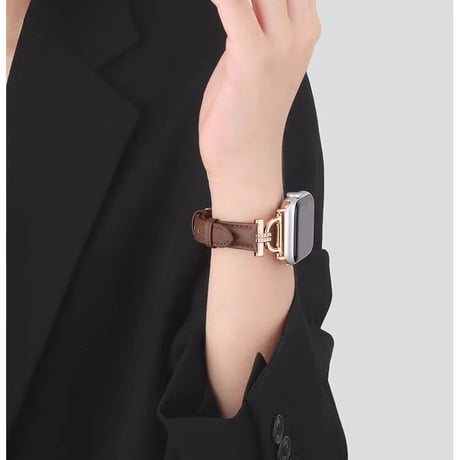 「V534」レディース アップル ウォッチ バンド 可愛い apple watch レザー バンド 細い