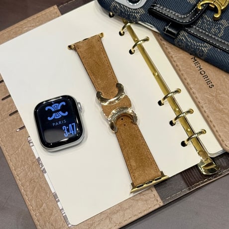 「V727」アップルウォッチバンド スエード調 apple watch バンド レディース おしゃれ