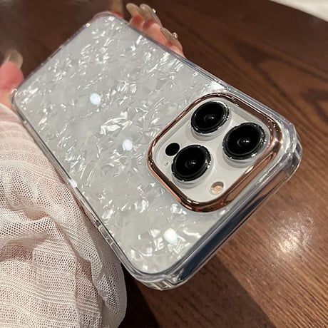 「V353」シェル ケース iphone14/13 透明 iphone ケース 人気 女子 韓国