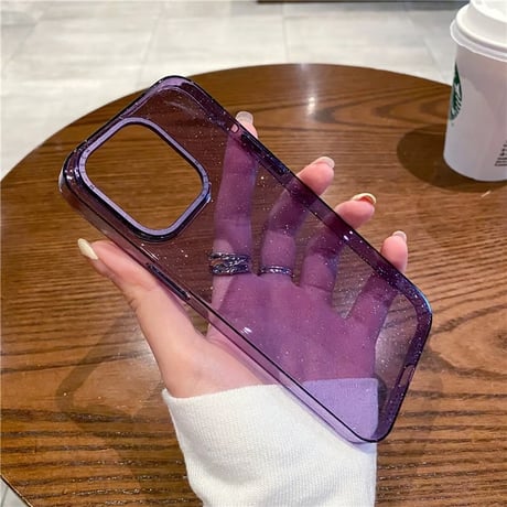「V602」iphone クリア ケース おしゃれ iphone15/14 ケース キラキラ ラメ