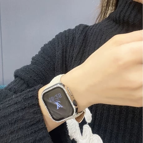 「V690」d バックル アップル ウォッチ バンド 女性 おしゃれ apple watch レザー バンド 「保護カバー付き」