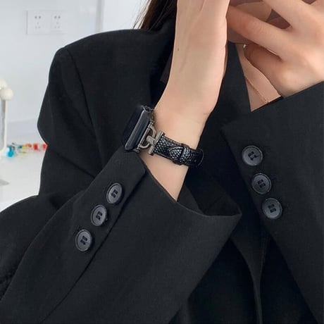「V204」apple watch バンド レザー 細い 高級 アップルウォッチバンドUltra/8/7/se メンズ レディース 時計ベルト