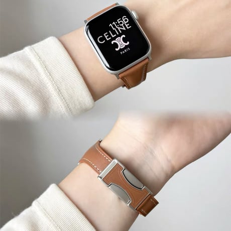 「V686」apple watch バンド マグネット アップルウォッチ 42mm 46mm バンド 革