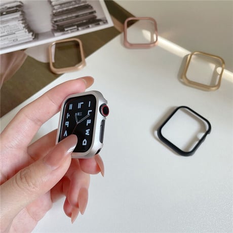 「V277」apple watch バンパーケース フレームのみ アップルウォッチカバー 金属製 高級