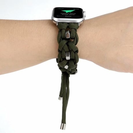 「V528」アップル ウォッチ バンド 編み込み apple watch ナイロン バンド おすすめ 男女兼用