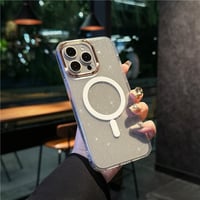 「V671」iphone16 クリアケース おすすめ マグセーフ ケース キラキラ ケース iphone15/14