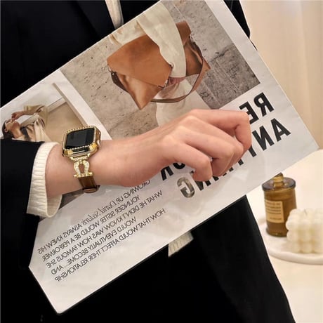 「V391」apple watch レザー バンド キラキラ アップル ウォッチ バンド 女性 人気 カバー付き