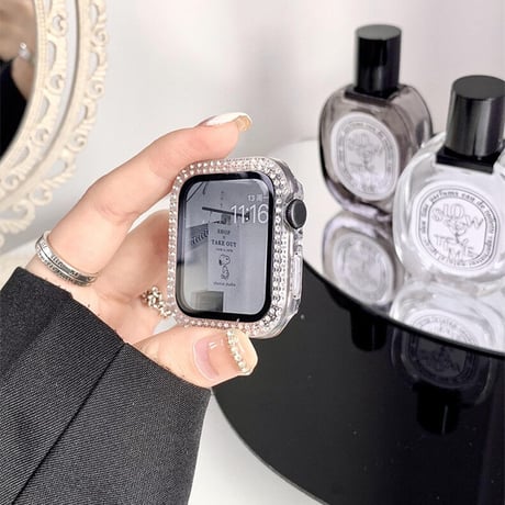 「V364」アップル ウォッチ カバー おすすめ キラキラ apple watch一体型ケース おしゃれ