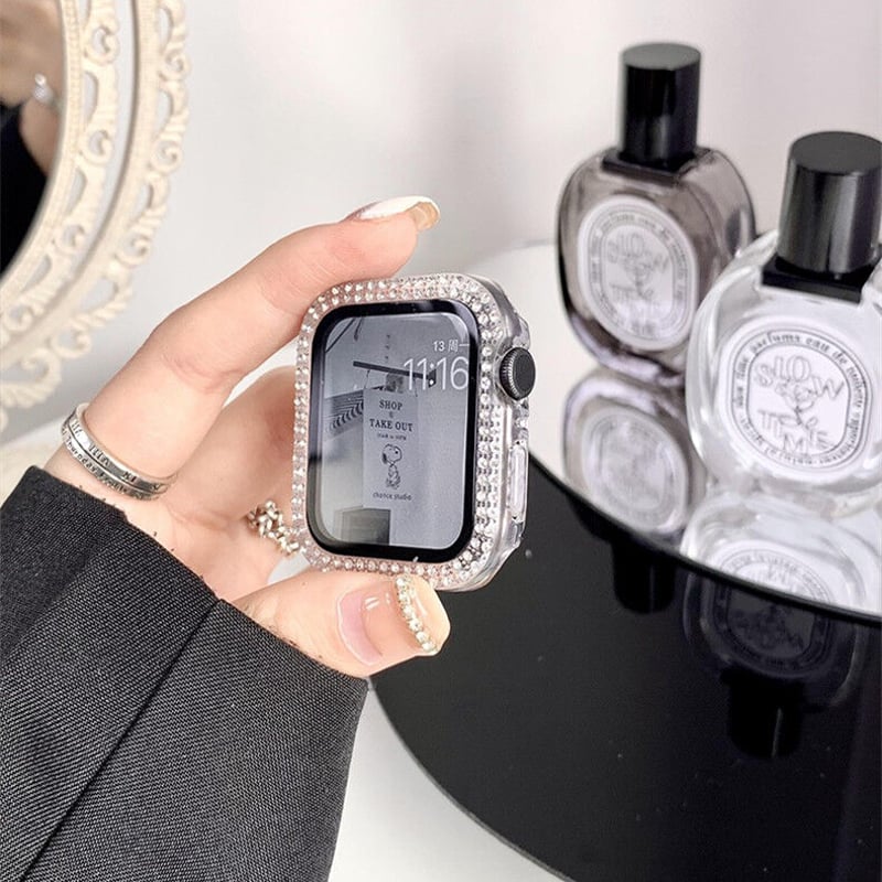 V364」アップル ウォッチ カバー おすすめ キラキラ apple watch一体型