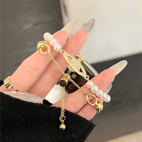 「V625」アップル ウォッチ バンド 可愛い ビーズ apple watch バンド チェーン 女性