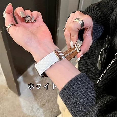 「V586」apple watch 革 バンド 高級 アップル ウォッチ バンド マグネット 男女兼用