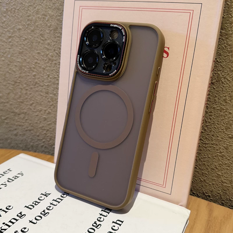 V272」半透明 iphone17/17air/16/16proケース マット感 iphon