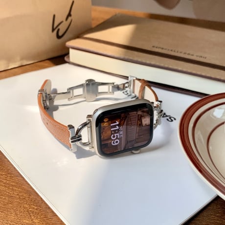 「V311」apple watch 革 バンド 高級 dバックル アップル ウォッチ バンド 女性 おしゃれ